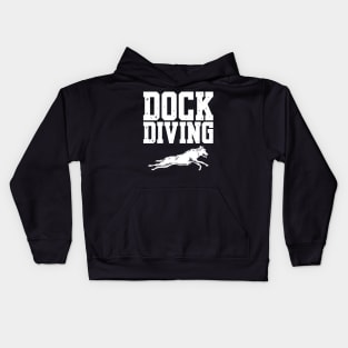 DOCK DIVING LABRADOR Kids Hoodie